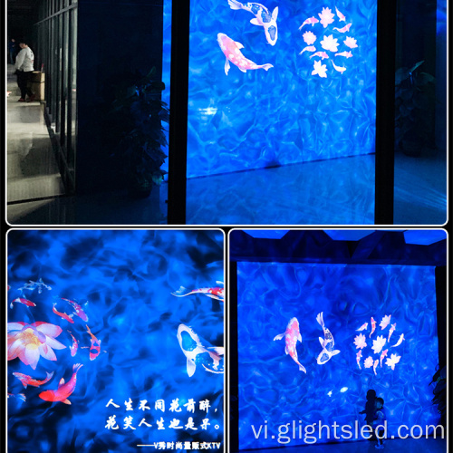 Máy chiếu số phòng logo KTV Park Dynamic Water Hạt 200W Đèn chiếu quảng cáo LED